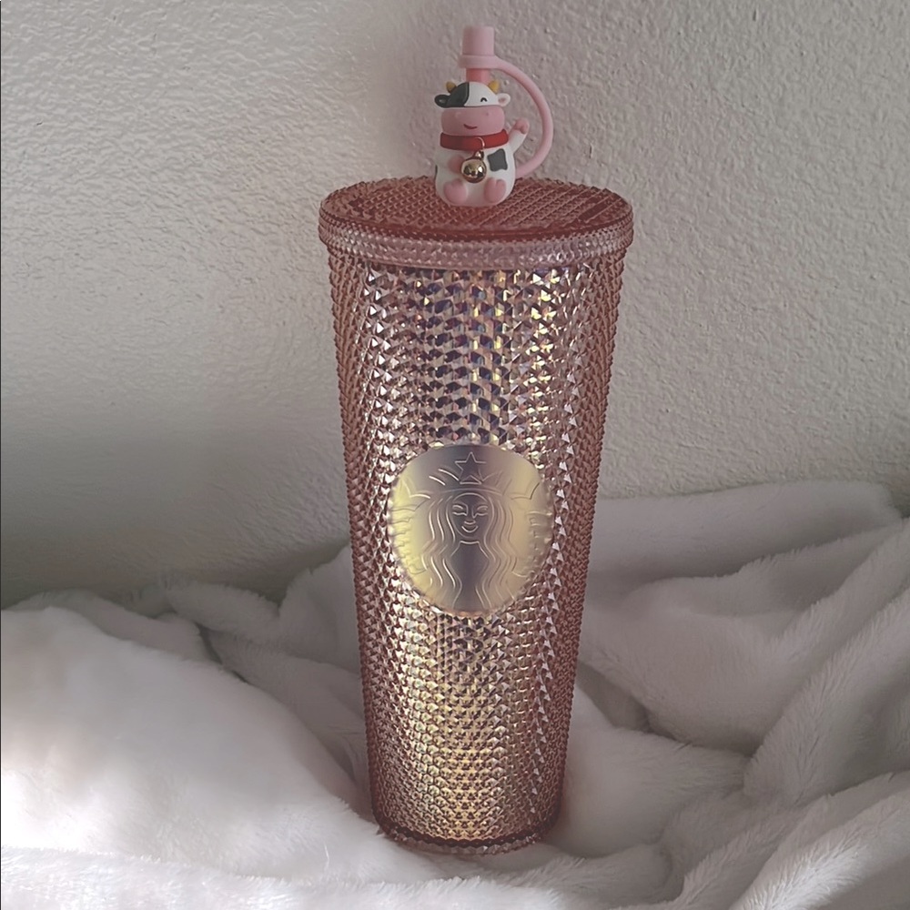 Starbucks overseas coral studded venti cup
